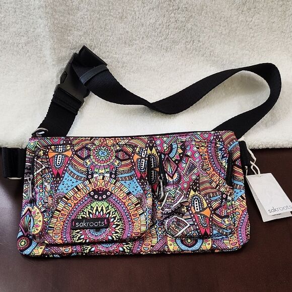 Sakroots Esperato Print With LLAMAS Belt Bag - NEW - Picture 2 of 12